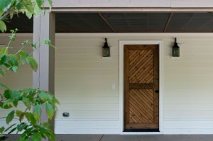 Carbine & Associate, house, wooden door