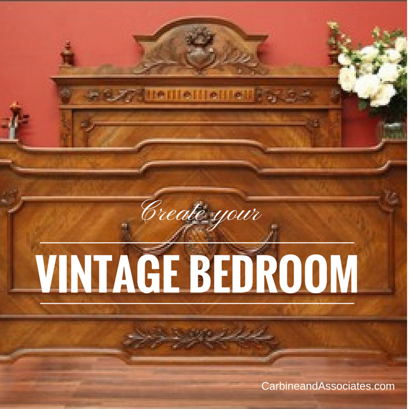 how to create a comforting, vintage bedroom