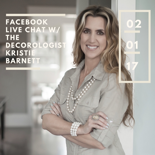 Carbine & Associates Facebook Live With The Decorologist, Kristie Barnett