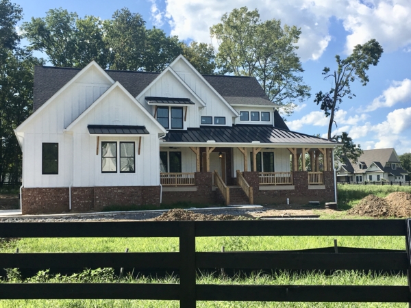 Front Porch, Southern Preserve Custom Home, Carbine & Associates