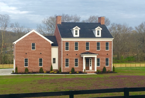 Federal style home, Water Leaf, Franklin, TN, Carbine & Associates