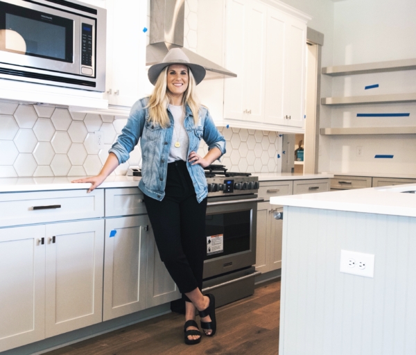 Look for a countertop with movement or veining says Kristen Carbine and take the stress out of your life with white counters that show everything.